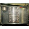 Image 1 : Stainless 2-Door Cabinet w/Middle Shelving w/Wheels 52"W x 24"D x 44"
