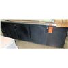 Image 1 : Perlick Black Back Bar 4 Door Cooler Model CS108SB