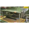 Image 2 : ECI Stainless Steel Prep Work Table w/ Under Shelf