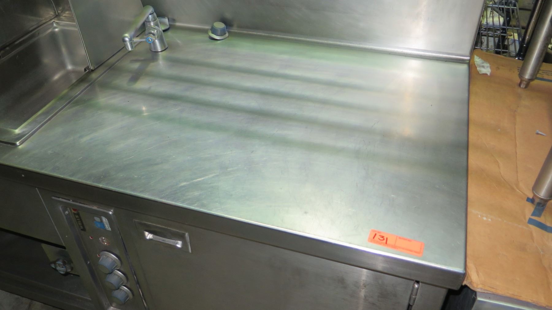 Commercial Work Prep Station W Grill Oven 4 Covered Sections