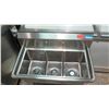 Image 2 : BK Resources Stainless Steel 3-Basin Sink, Model BKS-3-1014-10