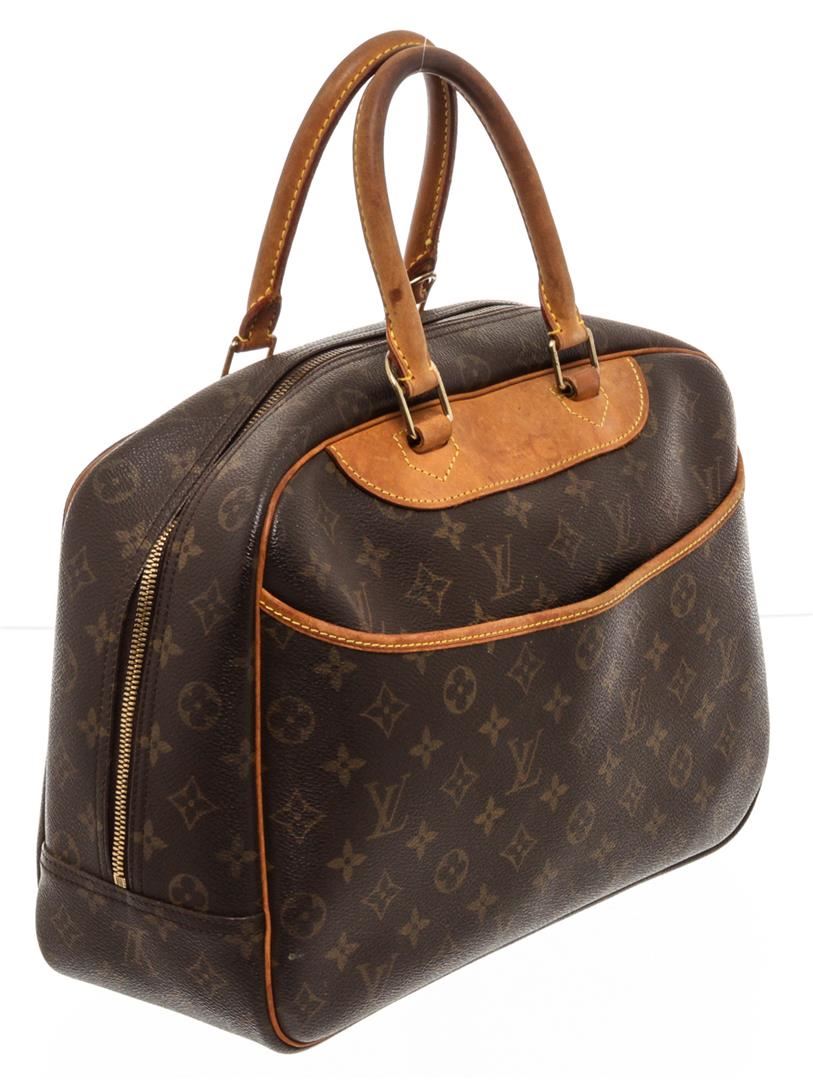Louis Vuitton Monogram Canvas Leather Deauville Doctor Bag