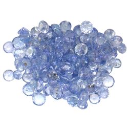 13.21 ctw Round Mixed Tanzanite Parcel