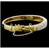 Image 2 : 14KT Yellow Gold 2.28 ctw Diamond Bracelet