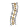 Image 1 : 14k Two Tone Gold 0.25CTW Diamond Pendant, (I2/H-I)