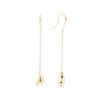 Image 2 : Tiffany and Company Elsa Peretti Teardrop Dangle Earrings - 18KT Yellow Gold