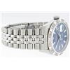 Image 3 : Rolex Mens Stainless Steel 36MM Blue Index Diamond Datejust Wristwatch