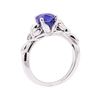 Image 4 : 1.90 ctw Blue Sapphire and Diamond Ring - Platinum