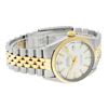 Image 8 : Rolex Mens 2 Tone 14K White Index Datejust 36MM Wristwatch