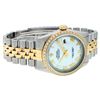 Image 3 : Rolex Mens 2 Tone 14K Mother Of Pearl Diamond 36MM Datejust Wristwatch