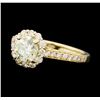 Image 1 : 1.72 ctw Diamond Ring - 14KT Yellow Gold