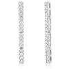 Image 1 : 14k White Gold 1.25CTW Diamond Earrings, (H)