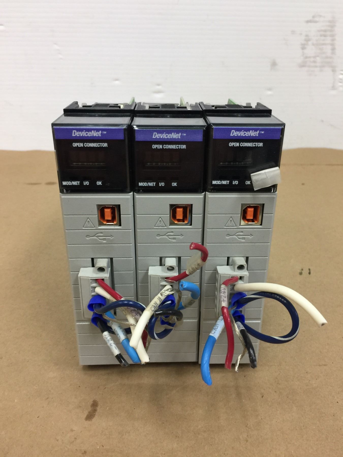 (3) Allen-Bradley 1756-DNB Devicenet Bridge/Scanner Modules