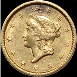 1853 $1 GOLD