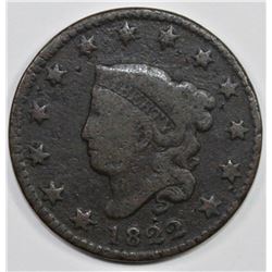 1822 LARGE CENT