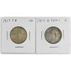 Image 1 : LOT OF TWO STANDING LIBERTY QUARTERS