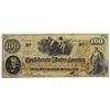 Image 1 : 1861 RARE CONFEDERATE $100