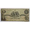 Image 1 : 1861 SEPTEMBER $5.00 CONFEDERATE