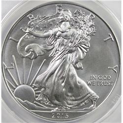 2013-W BURNISHED AMERICAN SILVER EAGLE