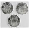 Image 2 : 3 PCS DONALD J TRUMP SILVER ROUNDS