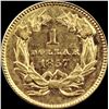 Image 2 : 1857 GOLD DOLLAR