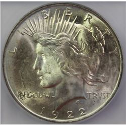 1922 PEACE SILVER DOLLAR