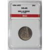 Image 3 : 1854 ARROW AND RAYS QUARTER