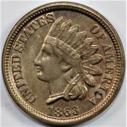 1863 INDIAN CENT