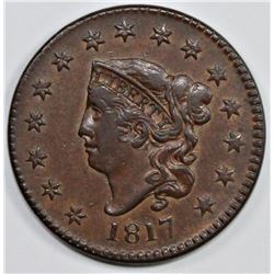 1817  15 STARS LARGE CENT  N-16