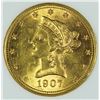Image 1 : 1907-D $10 GOLD LIBERTY