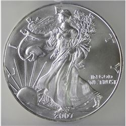 2007 AMERICAN SILVER EAGLE