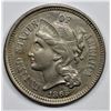 Image 1 : 1865 THREE CENT NICKEL