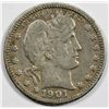 Image 1 : 1901-O BARBER QUARTER