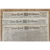 Image 1 : 3 DIFFERENT CIVIL WAR NEWSPAPERS