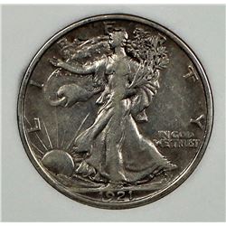 1921 WALKING LIBERTY HALF DOLLAR