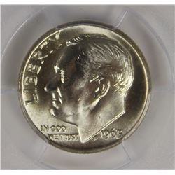 1963-D ROOSEVELT DIME PCGS MS 67