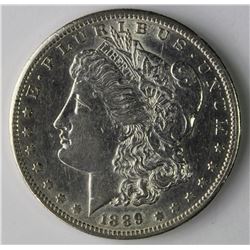 1889-S MORGAN SILVER DOLLAR