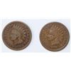 Image 1 : (2) 1873 INDIAN CENTS