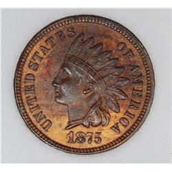 1875 INDIAN CENT