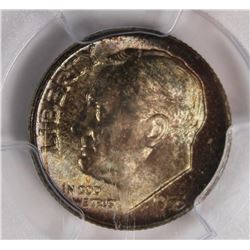 1953 ROOSEVELT DIME PCGS MS 66