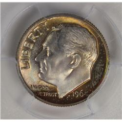 1964-D ROOSEVELT DIME PCGS MS 67