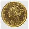 Image 1 : 1882-CC $5 GOLD LIBERTY