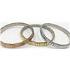 Image 2 : THREE MILOR STAINLESS STEAL STRETCH BRACELETS