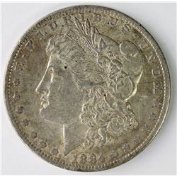 1884-O MORGAN SILVER DOLLAR