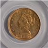 Image 3 : 1853 $10 Liberty Head Eagle Gold Coin PCGS AU53