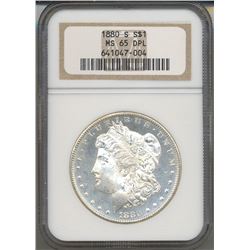 1880-S $1 Morgan Silver Dollar Coin NGC MS65 DPL