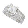 Image 9 : Platinum 1.75ctw Diamond Ring