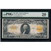 Image 1 : 1922 $20 Gold Certificate PMG 20