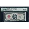 Image 1 : 1928A $2 Legal Tender Note PMG 64