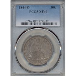 1844-O Liberty Seated Half Dollar Coin PCGS XF40